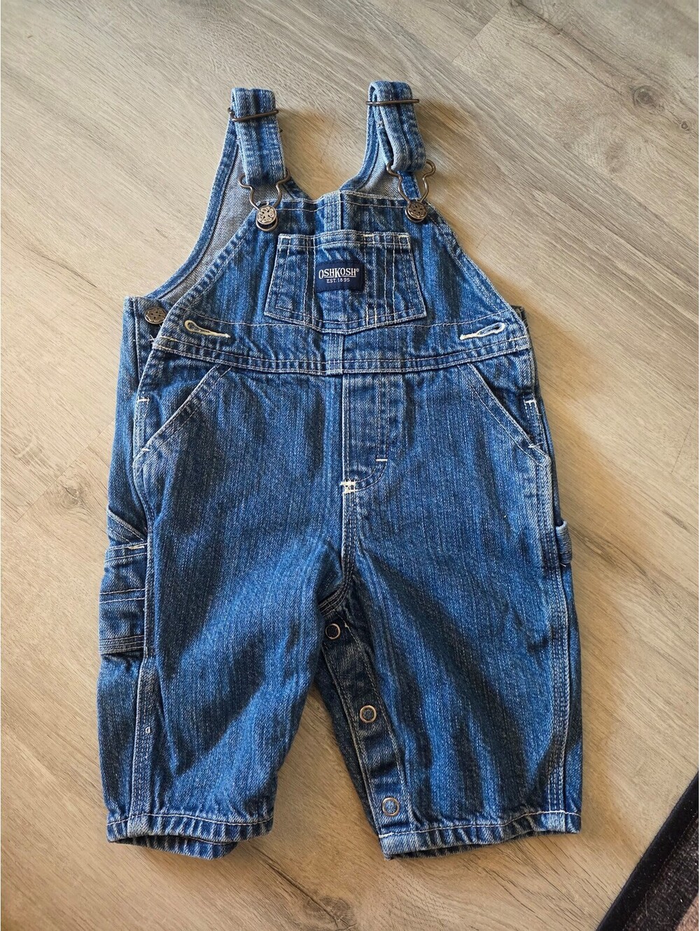 Overalls OshKosh 3-6 month classic denim 100% cotton